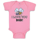 Baby Clothes I Love You Dad! Baby Bodysuits Boy & Girl Newborn Clothes Cotton