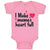 Baby Clothes I Make Mama's Heart Full Baby Bodysuits Boy & Girl Cotton