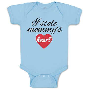 Baby Clothes I Stole Mommy's Heart Baby Bodysuits Boy & Girl Cotton