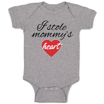 Baby Clothes I Stole Mommy's Heart Baby Bodysuits Boy & Girl Cotton