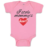 Baby Clothes I Stole Mommy's Heart Baby Bodysuits Boy & Girl Cotton