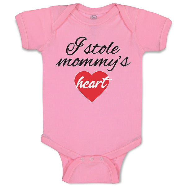 Baby Clothes I Stole Mommy's Heart Baby Bodysuits Boy & Girl Cotton