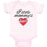 Baby Clothes I Stole Mommy's Heart Baby Bodysuits Boy & Girl Cotton