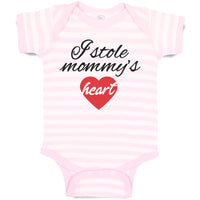Baby Clothes I Stole Mommy's Heart Baby Bodysuits Boy & Girl Cotton