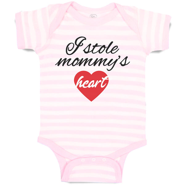 Baby Clothes I Stole Mommy's Heart Baby Bodysuits Boy & Girl Cotton