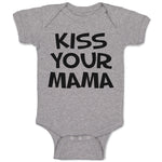 Baby Clothes Kiss Your Mama Baby Bodysuits Boy & Girl Newborn Clothes Cotton