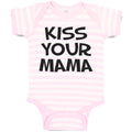 Baby Clothes Kiss Your Mama Baby Bodysuits Boy & Girl Newborn Clothes Cotton