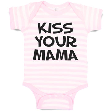 Baby Clothes Kiss Your Mama Baby Bodysuits Boy & Girl Newborn Clothes Cotton