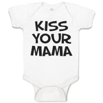 Baby Clothes Kiss Your Mama Baby Bodysuits Boy & Girl Newborn Clothes Cotton