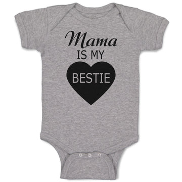 Baby Clothes Mama Is My Bestie Baby Bodysuits Boy & Girl Newborn Clothes Cotton