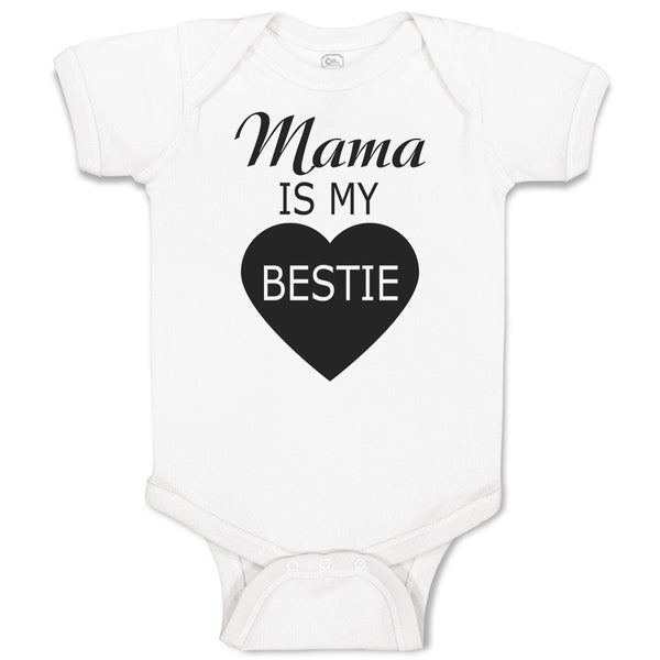 Baby Clothes Mama Is My Bestie Baby Bodysuits Boy & Girl Newborn Clothes Cotton