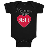 Baby Clothes Mama Is My Bestie Baby Bodysuits Boy & Girl Newborn Clothes Cotton