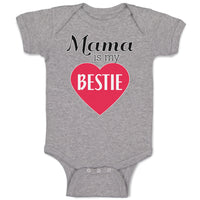 Baby Clothes Mama Is My Bestie Baby Bodysuits Boy & Girl Newborn Clothes Cotton