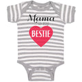 Baby Clothes Mama Is My Bestie Baby Bodysuits Boy & Girl Newborn Clothes Cotton