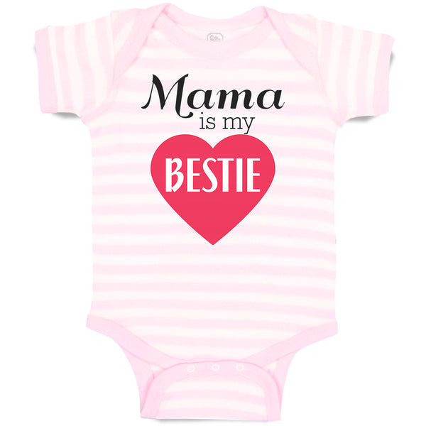 Baby Clothes Mama Is My Bestie Baby Bodysuits Boy & Girl Newborn Clothes Cotton