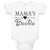 Baby Clothes Mama's Bestie Baby Bodysuits Boy & Girl Newborn Clothes Cotton