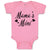 Baby Clothes Mama's Mini Baby Bodysuits Boy & Girl Newborn Clothes Cotton
