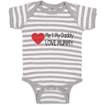 Baby Clothes Me & My Daddy Love Mummy Baby Bodysuits Boy & Girl Cotton