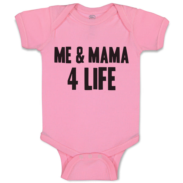 Baby Clothes Me & Mama 4 Life Baby Bodysuits Boy & Girl Newborn Clothes Cotton