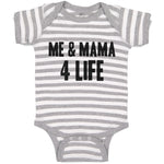 Baby Clothes Me & Mama 4 Life Baby Bodysuits Boy & Girl Newborn Clothes Cotton