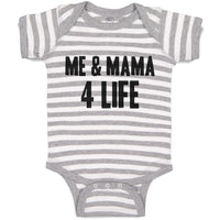 Baby Clothes Me & Mama 4 Life Baby Bodysuits Boy & Girl Newborn Clothes Cotton
