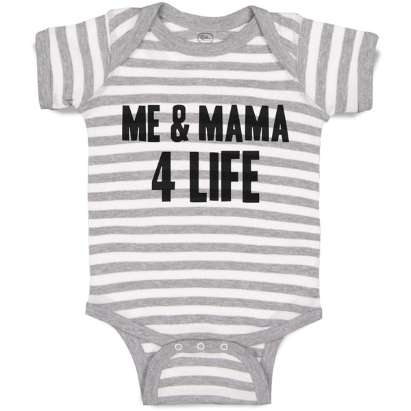 Baby Clothes Me & Mama 4 Life Baby Bodysuits Boy & Girl Newborn Clothes Cotton
