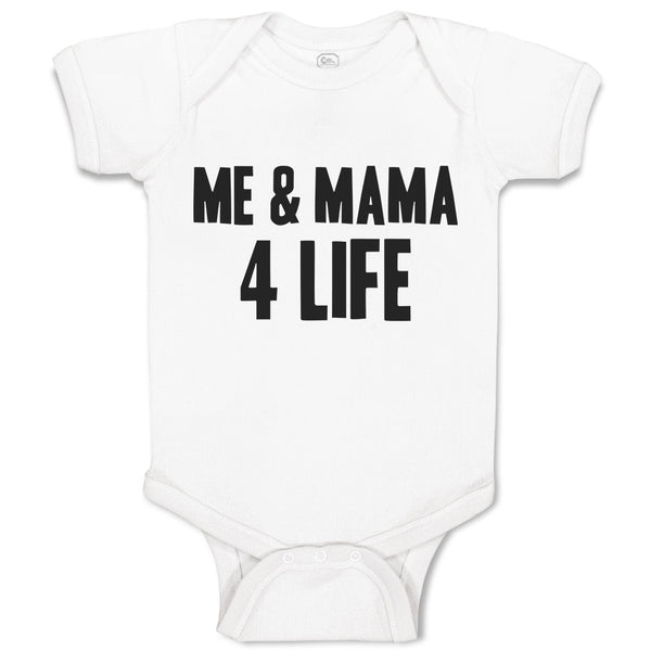 Baby Clothes Me & Mama 4 Life Baby Bodysuits Boy & Girl Newborn Clothes Cotton