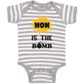 Baby Clothes Mom Is The Bomb Baby Bodysuits Boy & Girl Newborn Clothes Cotton