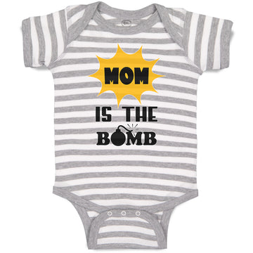 Baby Clothes Mom Is The Bomb Baby Bodysuits Boy & Girl Newborn Clothes Cotton