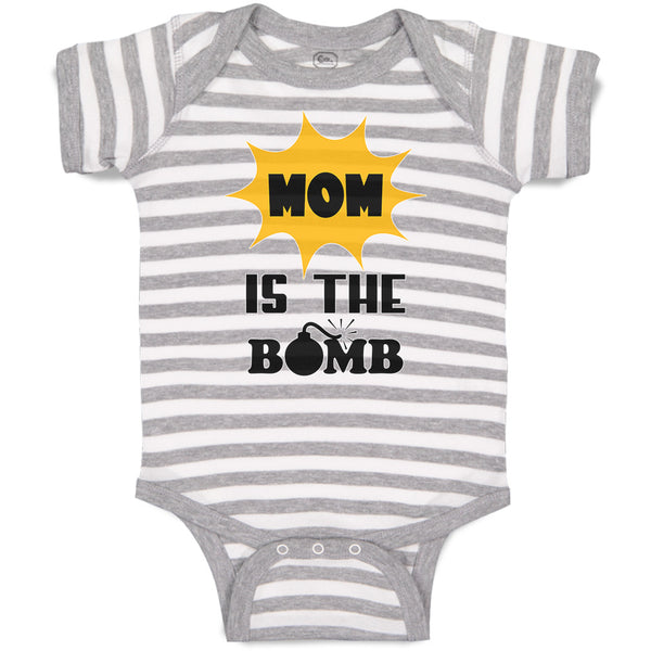 Baby Clothes Mom Is The Bomb Baby Bodysuits Boy & Girl Newborn Clothes Cotton