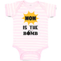 Baby Clothes Mom Is The Bomb Baby Bodysuits Boy & Girl Newborn Clothes Cotton