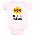 Baby Clothes Mom Is The Bomb Baby Bodysuits Boy & Girl Newborn Clothes Cotton