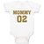 Baby Clothes Mommy 02 Baby Bodysuits Boy & Girl Newborn Clothes Cotton