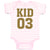 Baby Clothes Kid 03 Baby Bodysuits Boy & Girl Newborn Clothes Cotton