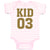 Baby Clothes Kid 03 Baby Bodysuits Boy & Girl Newborn Clothes Cotton