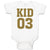 Baby Clothes Kid 03 Baby Bodysuits Boy & Girl Newborn Clothes Cotton