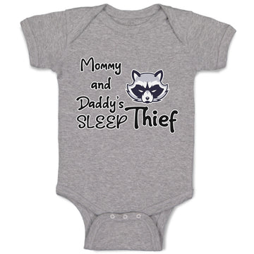 Baby Clothes Mommy and Daddy's Sleep Thief Baby Bodysuits Boy & Girl Cotton