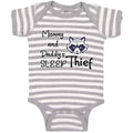 Baby Clothes Mommy and Daddy's Sleep Thief Baby Bodysuits Boy & Girl Cotton