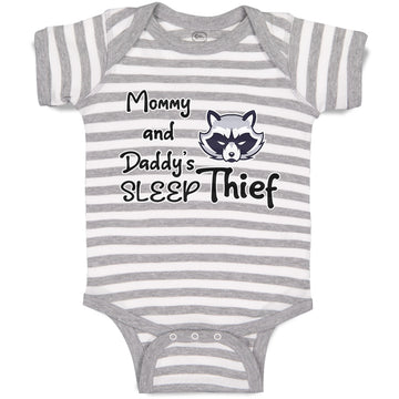 Baby Clothes Mommy and Daddy's Sleep Thief Baby Bodysuits Boy & Girl Cotton