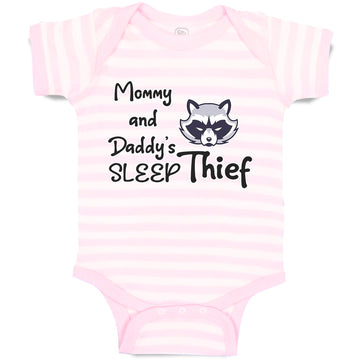 Baby Clothes Mommy and Daddy's Sleep Thief Baby Bodysuits Boy & Girl Cotton