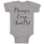 Baby Clothes Mommy Is Crazy About Me! Baby Bodysuits Boy & Girl Cotton