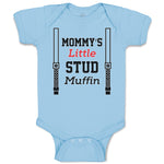 Baby Clothes Mommy's Little Stud Muffin Baby Bodysuits Boy & Girl Cotton