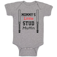 Baby Clothes Mommy's Little Stud Muffin Baby Bodysuits Boy & Girl Cotton