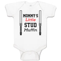 Baby Clothes Mommy's Little Stud Muffin Baby Bodysuits Boy & Girl Cotton