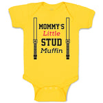 Baby Clothes Mommy's Little Stud Muffin Baby Bodysuits Boy & Girl Cotton