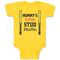 Baby Clothes Mommy's Little Stud Muffin Baby Bodysuits Boy & Girl Cotton