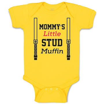 Baby Clothes Mommy's Little Stud Muffin Baby Bodysuits Boy & Girl Cotton