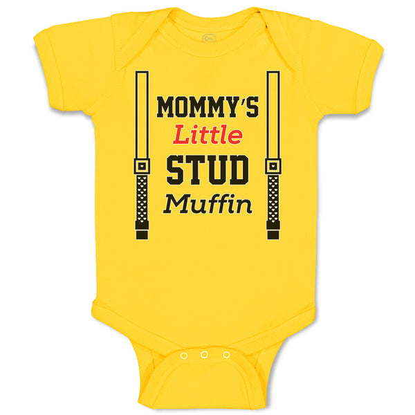 Baby Clothes Mommy's Little Stud Muffin Baby Bodysuits Boy & Girl Cotton