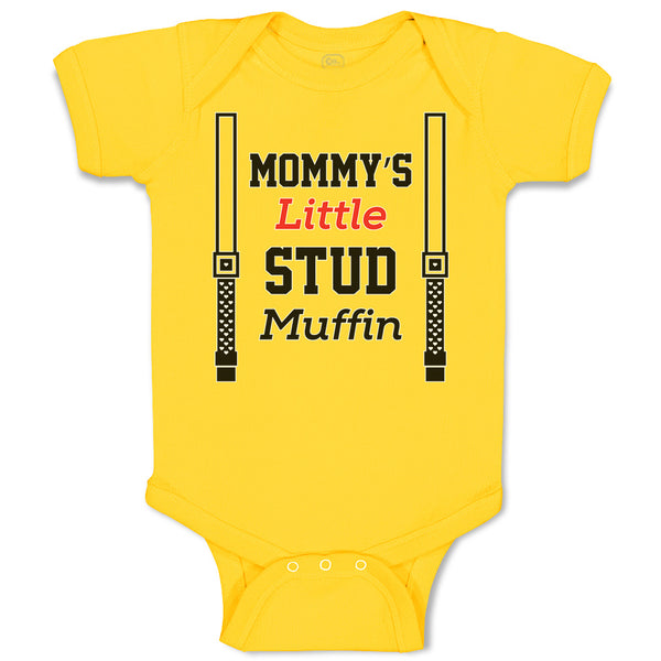 Baby Clothes Mommy's Little Stud Muffin Baby Bodysuits Boy & Girl Cotton