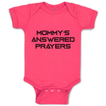 Baby Clothes Mommy's Answered Prayers Baby Bodysuits Boy & Girl Cotton